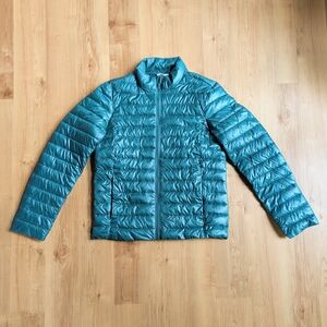 Primary Spruce Green Adult Lightweight Puffer Jacket Unisex Fit